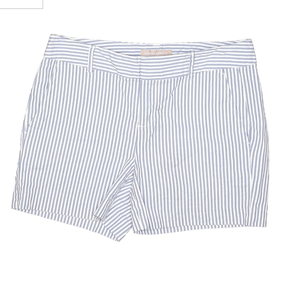 Banana Republic Navy & White Pinstripe Women’s Shorts